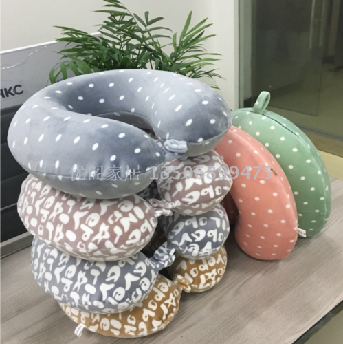 slow rebound memory foam u-shaped pillow core u-shaped cervical spine protection pillow travel leisure pillow space u-shaped pillow