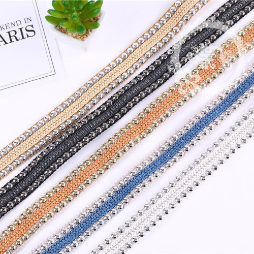 spot supply braid multi-color belt shoe material lace high-grade exquisite beaded lace clothing accessories wholesale factory