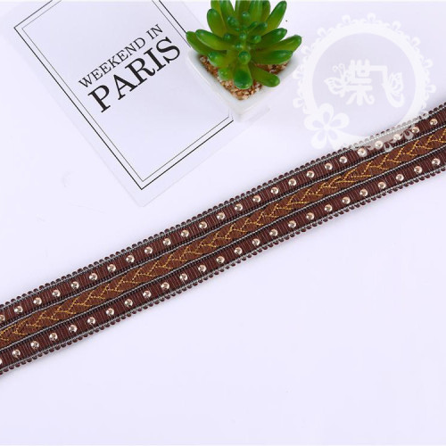 high-end imported korean velvet rivet braid chain belt lace diy handmade punk style clothing accessories