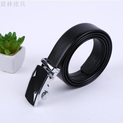 Men‘s Automatic Buckle Closed Korean Youth student Pant Belt Business Formal Wear Belt Xia Lin 