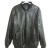 Men's wear PU leather jacket padded cotton thickened baseball collar men's leather short coat