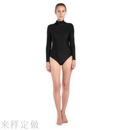 amazon supply ladies‘ lycra dance clothes gymnastics clothes adult stage wear back zipper