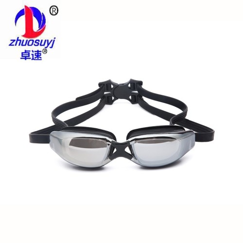 [factory direct sales] zhuosu adult anti-fog electroplating goggles silicone automatic buckle foreign trade popular style small wholesale
