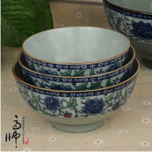 4.5 inch/5/5/5/6-inch straight bowl rice bowl ceramic bowl factory direct ceramic tableware gift