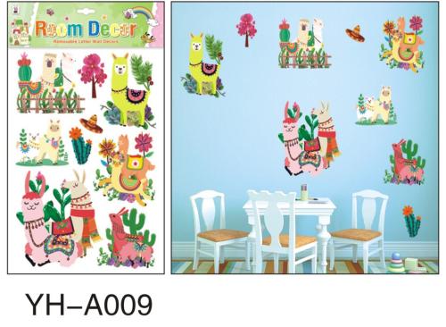 D Cartoon Wall Stickers Stickers Layer-by-Layer Stickers PVC Three-Dimensional Stickers Indoor Decorative Sticker 
