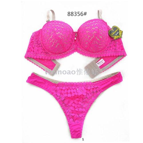 European and American Foreign Trade New Sexy Lace Bra Set Luxury Push up Women‘s Underwear Wholesale