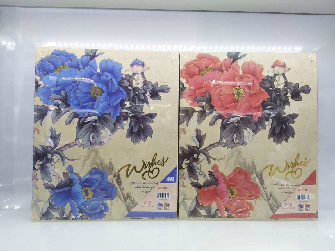 6寸400张个性复古创意花朵相册影集