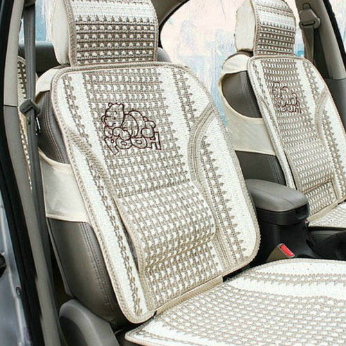 Hot Selling Ice Silk Cartoon Cushion Mashimaro Chinese Knot Car Single Seat Cushion New Factory Wholesale