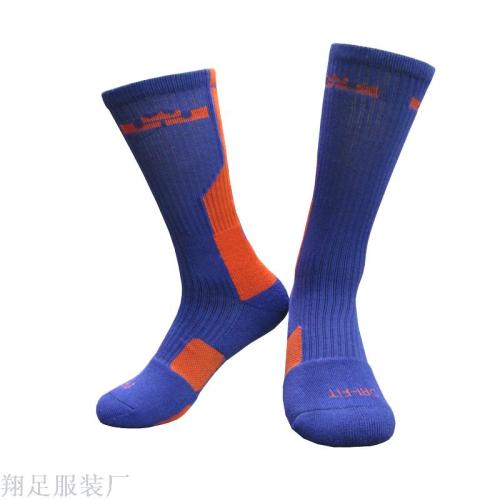 summer professional basketball socks men‘s elite socks mid-calf socks sports socks towel bottom non-slip