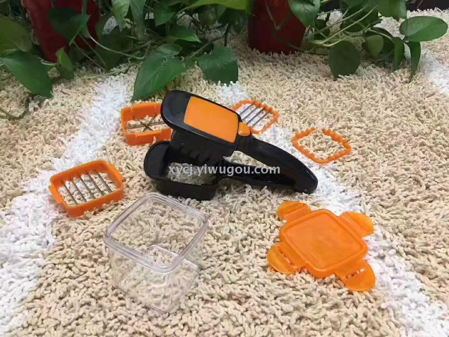 Bestseller Nicer Dicer Quick multi-functional vegetable cutter 7-piece set Vegetable cutter, vegetable and shredded cutter pic 2