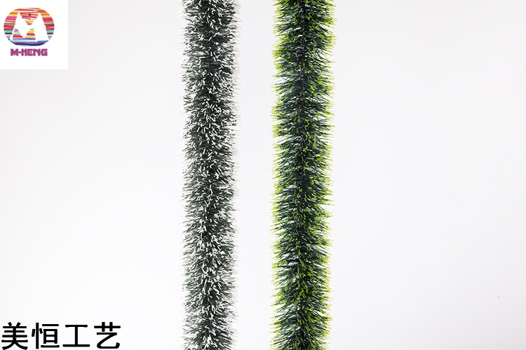 厂家直销圣诞彩条节日晚会布置圣诞节装饰婚庆毛条拉花
