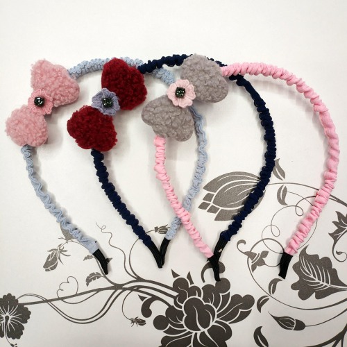 aishang sunshine children‘s plush knot headband fashion cute baby headband 20 mixed colors