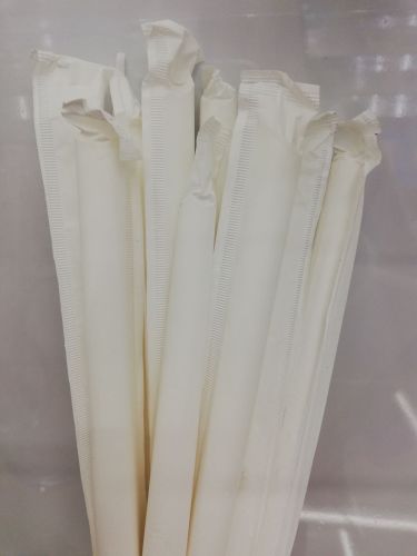 single package， human hair log disposable multi-purpose environmentally friendly paper straw