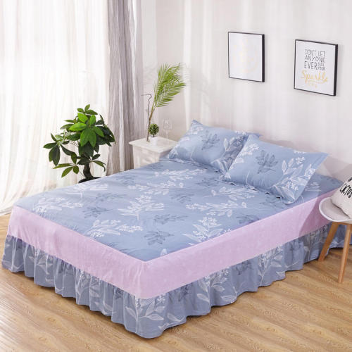 ywxueg yiwu snow pigeon 128*68 single bed skirt european-style dust cover non-slip mattress cover bedspread bedspread