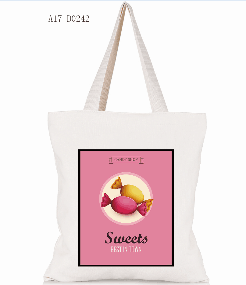 folding shopping bag gift box set tie mouth drawstring bag