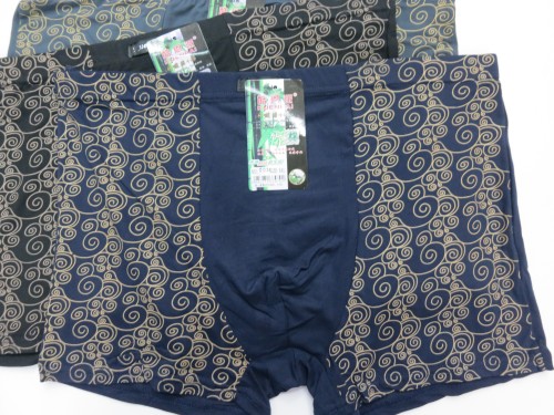 men‘s underwear milk silk 6xl printed boxers foreign trade wholesale