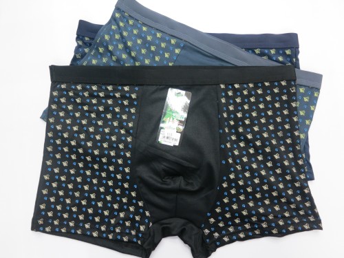men‘s underwear milk silk printed boxers stall night market foreign trade wholesale 6xl