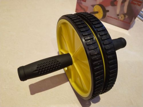 indoor small fitness equipment classic ab double-wheel abdominal wheel abdominal trainer outdoor sporting goods sports equipment