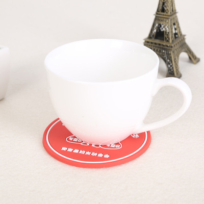 Silicone cup cushion cartoon cup cushion environmental protection cup cushion PVC cup cushion can be customized