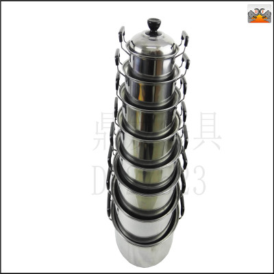 DF27523 dingfa stainless steel kitchen utensils hotel utensils high pot set noodle pot