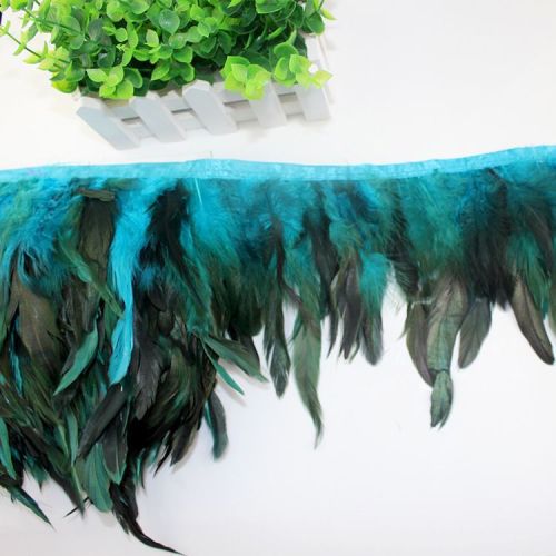 Factory Direct Sales 5-7 Inch Chicken Feather Purple Yong Feather Fringe Colorful Feather Clothing Accessories Crafts Decoration