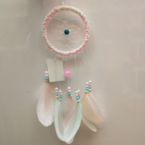 a Large Number of Products in Stock New Creative European and American Pink Dream Dream Catcher Finished Home Ornaments Valentine‘s Day Gift 