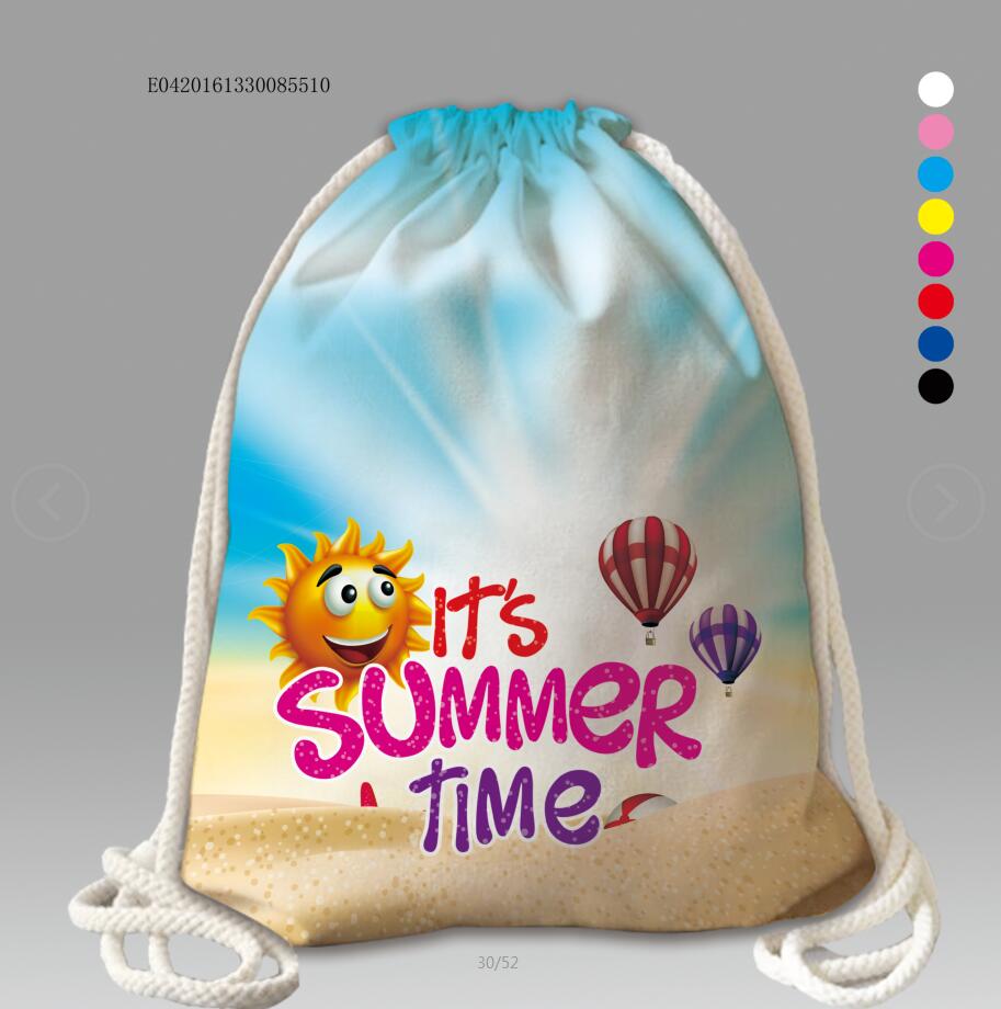folding shopping bag gift box set tie mouth drawstring bag