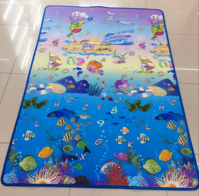 8mm thick single side environment-friendly odorless puzzle cartoon game mat PE mat children climbing mat