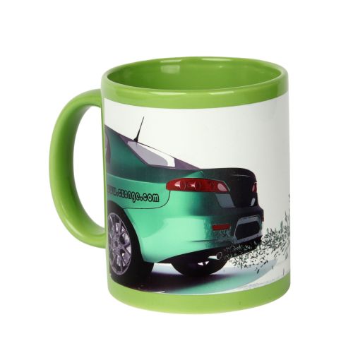 ceramic mug 11oz customized special offer popular quality orange sub light green