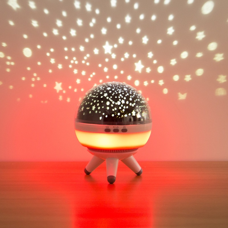 抖音同款旋转星空投影灯新奇特投影仪创意浪漫头小夜灯