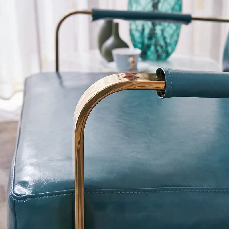 电镀钛金 后现代设计单轻奢单人沙发椅 北欧客厅单椅后现代简约详情6