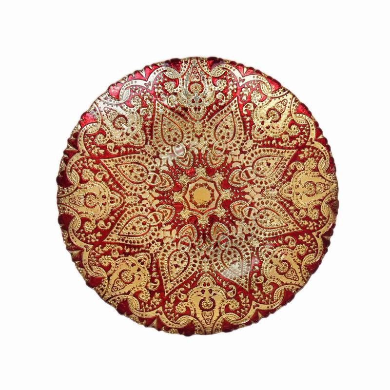 玻璃盘子 厂家  实用欧式花纹餐盘 西餐具 餐具 盘子 玻璃盘