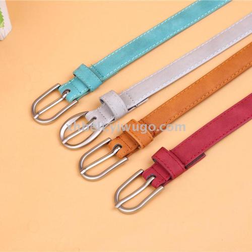 Women‘s Genuine Leather belt Pure Cowhide Versatile New Women‘s Belt Simple Female Denim Pants Belt Manufacturer