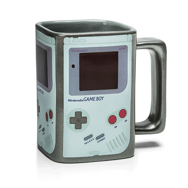 游戏机变色马克杯咖啡杯三面变色Game Boy 热感应温度变色陶瓷杯