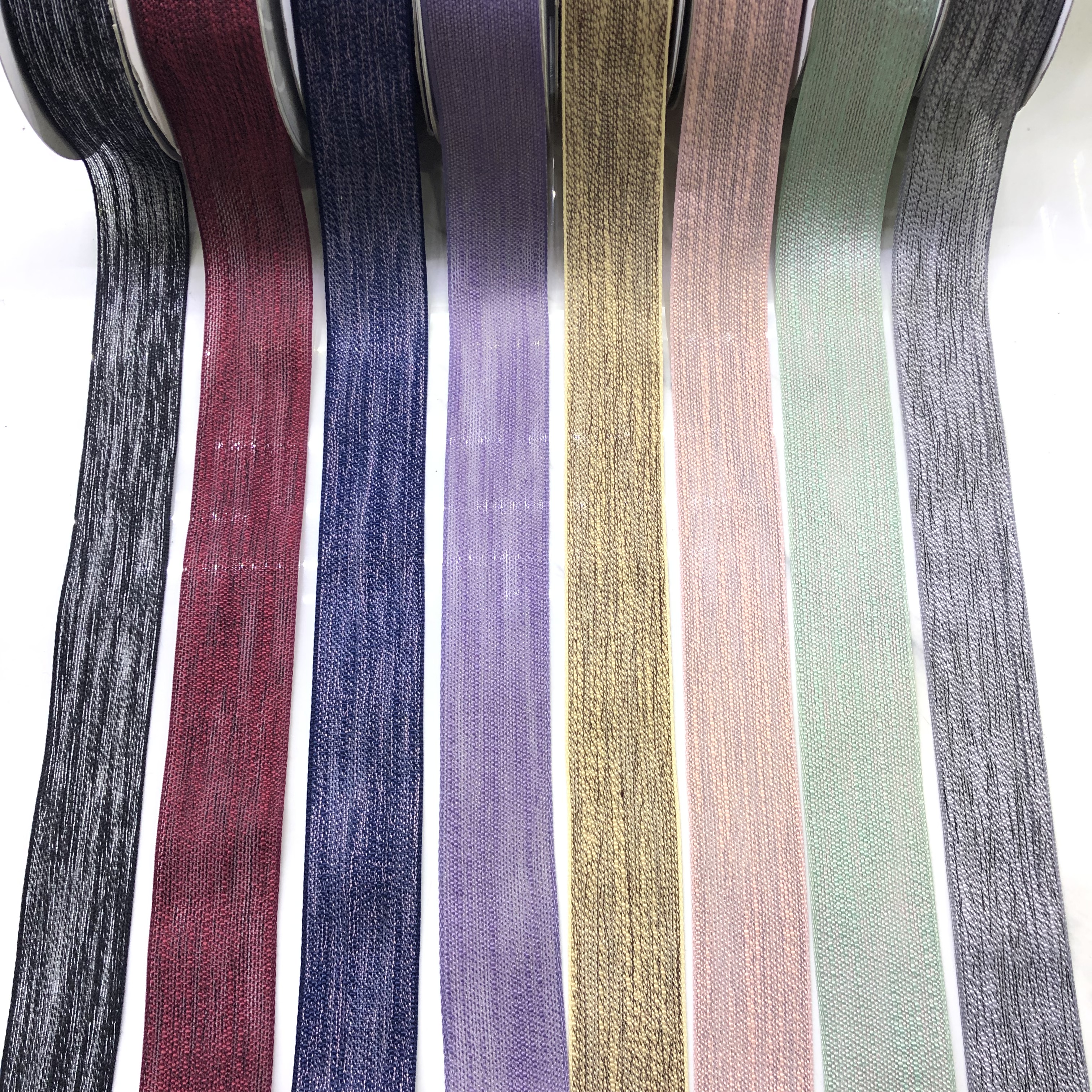 韩国织带双色麻带 DIY手工发饰材料服装辅料鲜花包束辅料