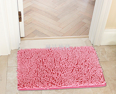 Chenille floor mat bathroom mat door mat absorbent non-slip floor mat