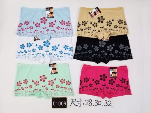 Foreign Trade Printing women‘s Cotton Boxer Briefs Women‘s Cotton Panties Cotton Girl Panties Plus Size Panties in Stock