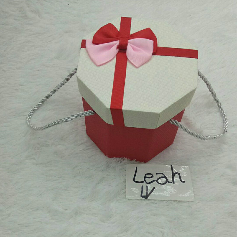 manufacturers supply bowknot octagonal gift box portable