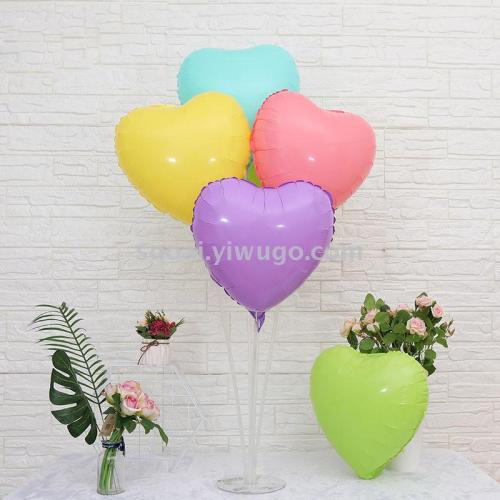 18-inch macaron candy color love aluminum film balloon wedding birthday party decoration five-pointed star balloon