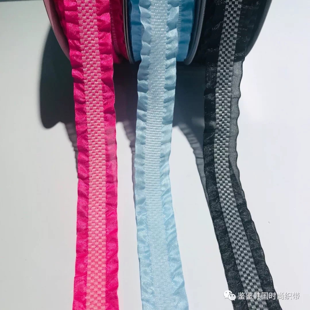 韩国织带螺纹裙边带 DIY手工发饰材料服装辅料鲜花包束辅料