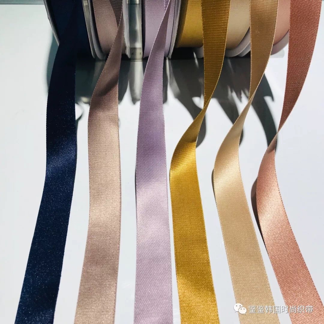 韩国织带单面螺纹带 DIY手工发饰材料服装辅料鲜花包束辅料