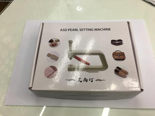 Manual Pearl Attaching Machine Wholesale Factory Direct Sales Polo Ding Non-Hole Beads with Mold Nail Plastic Four-Claw Electroplating Beads
