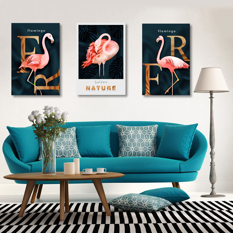 2019高档油画布装饰画现代简约客厅样板房轻奢北欧风装饰画卧室挂