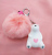 Cute sitting animal hang ornaments creative ornaments doll hanging pieces quality male bag key chain hanging ornaments