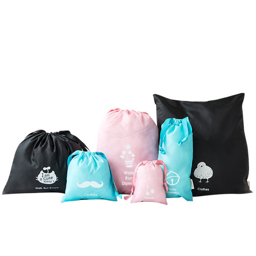 200 NACAI Foam Storage Bag 6-Piece Travel Clothing Storage Bag Set Drawstring Bag 