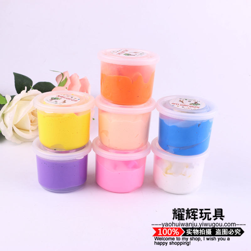 幻彩珠光水晶泥 水晶泥DIY史莱姆水晶土彩泥玩具批发