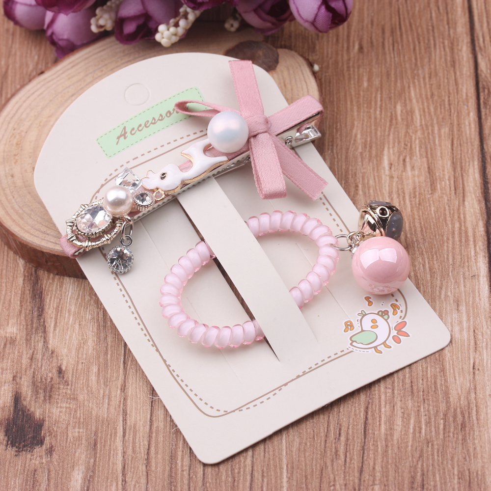 10 yuanes boutique de accesorios clip de una palabra traje de banda de cuero arco tocados flor de cabeza coreana clip de pelo clip lateral al por mayor pic 7