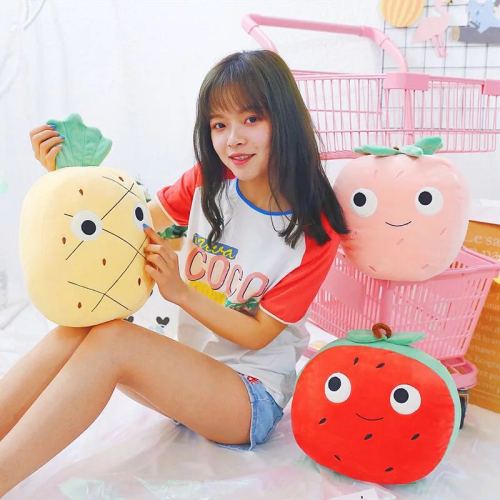 four-sided stretch fruit pillow cushion creative cushion creative cushion