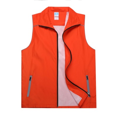 Double reflective waistcoat advertising work clothes safety vest overalls volunteer clothing