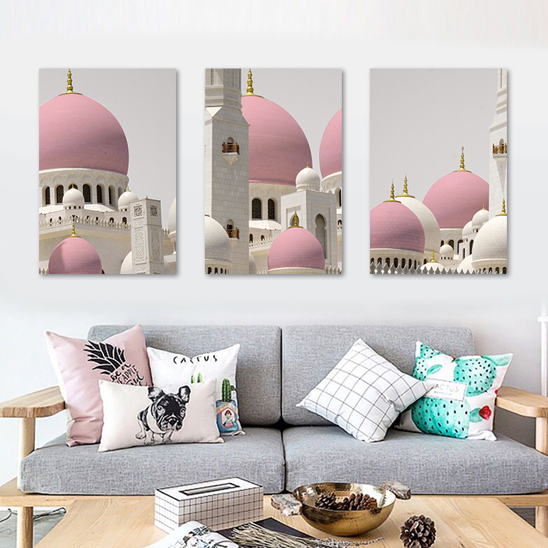 相框布画建筑装饰画创意挂画喷绘床头画布画